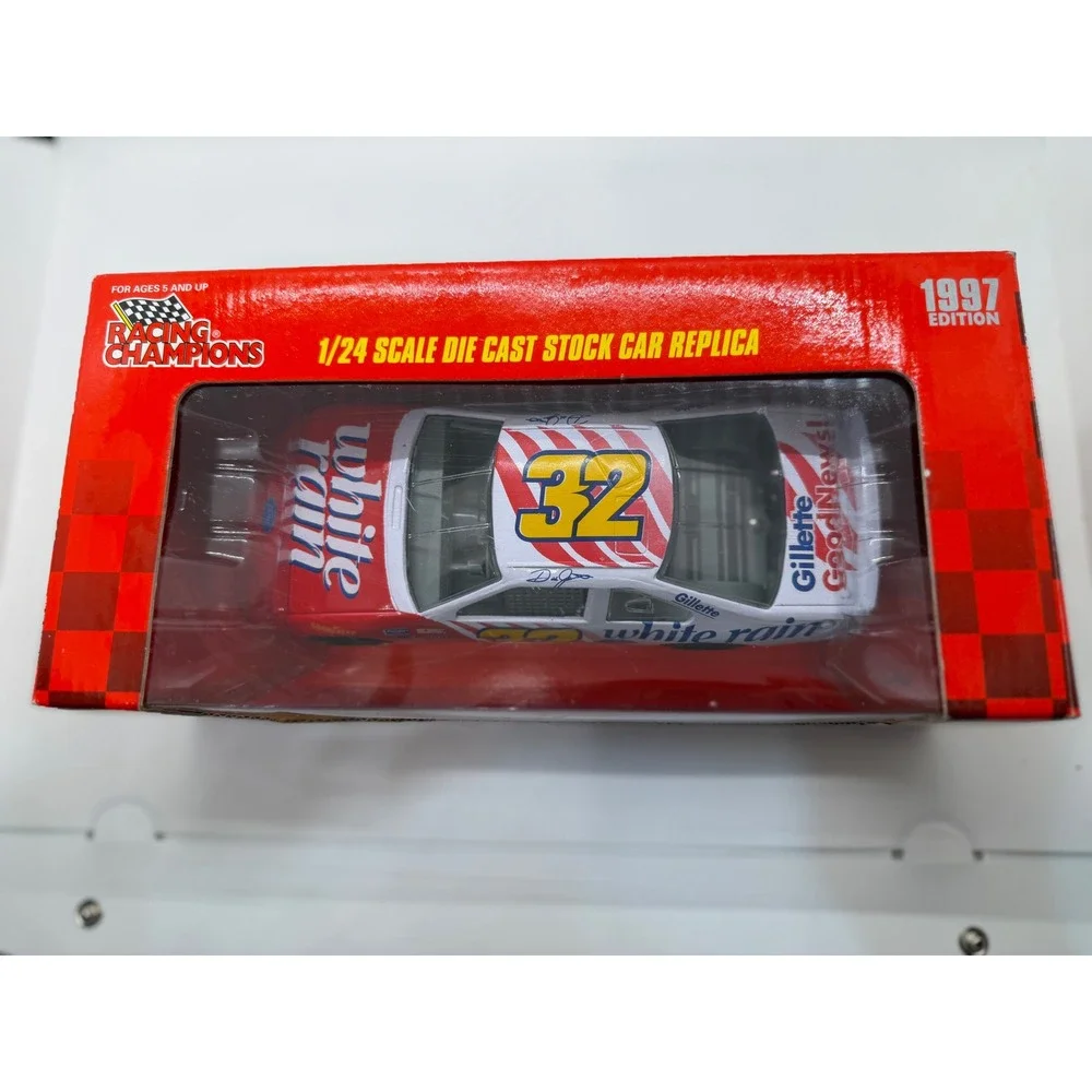 Racing Champions Dale Jarrett 32 White Rain 1997‎ 1/24 NASCAR Diecast Boxed
